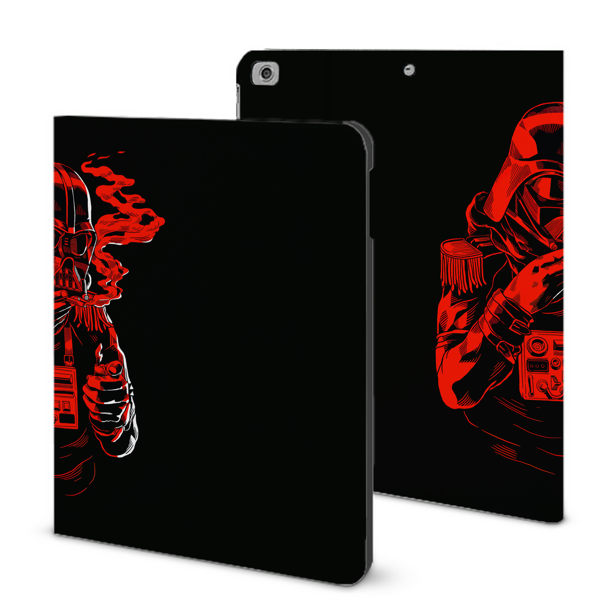 （画像用） スター・ウォーズ Star Wars IPad ケース ブック型 PUレザー TPU 耐衝撃 軽量 薄型 ペン収納なし 全面保護 IPad 各モデル対応